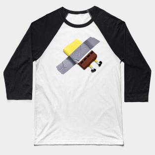 Duct tape Sponge Art Baseball T-Shirt